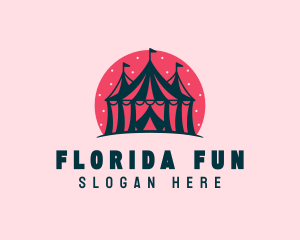 Fun Circus Tent  logo design