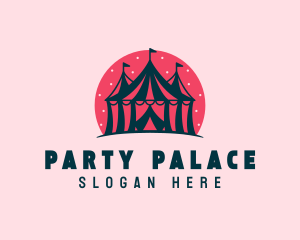 Fun Circus Tent  logo design