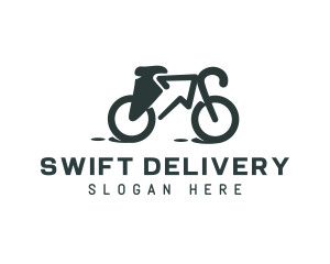 Delivery Bike Arrow logo design