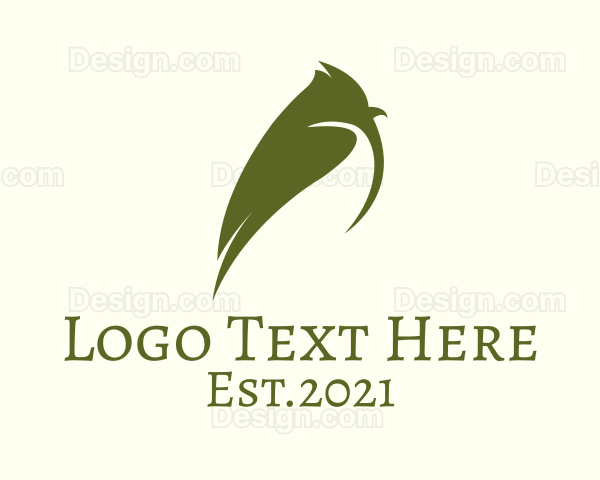 Green Tit Bird Logo
