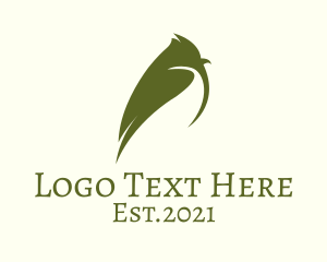 Green Tit Bird logo