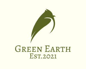 Green Tit Bird logo design