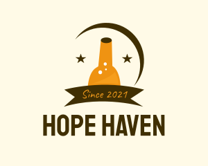 Beer Bottle Banner logo