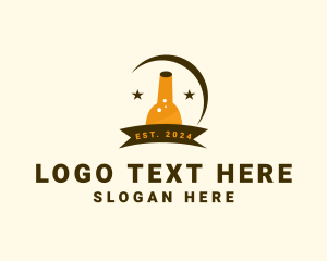 Beer Bottle Banner logo