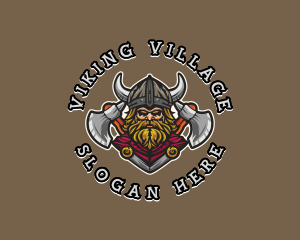 Viking Axe Gaming logo design