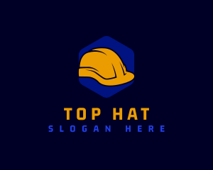 Hard Hat Construction logo design