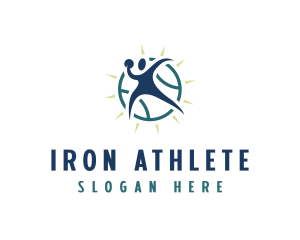 Sport Player Athlete logo design