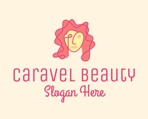 Woman Beauty Cosmetics logo design