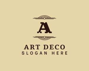 Western Art Deco Business logo design