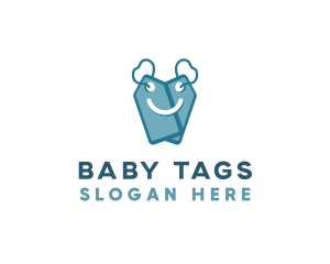 Smile Shopping Tag logo design