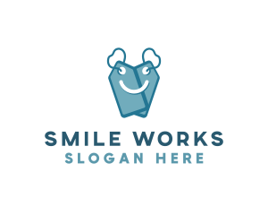 Smile Shopping Tag logo design