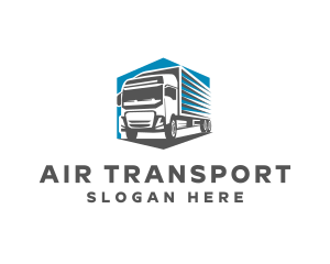 Cargo Truck Delivery logo design