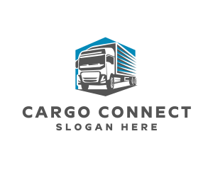 Cargo Truck Delivery logo design