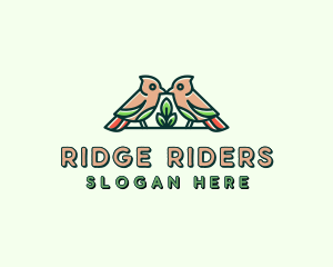 Bird Botanical Plant logo design