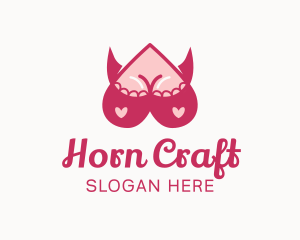 Heart Boobs Horns logo