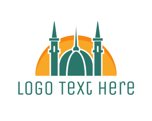 Islamic Mosque Religion logo design