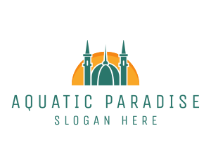 Islamic Mosque Religion logo design