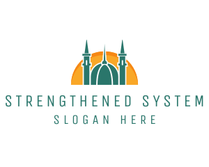 Islamic Mosque Religion logo design