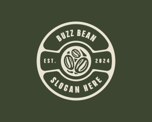 Coffee Bean Organic Cafe logo design