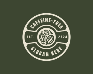 Coffee Bean Organic Cafe logo design