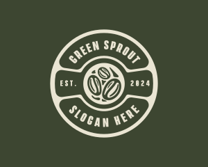 Coffee Bean Organic Cafe logo design