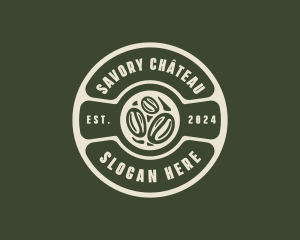 Coffee Bean Organic Cafe logo design