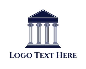 Greek Architecture Pillar Firm  logo