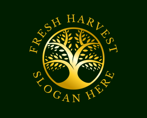 Gold Tree Plantation logo design