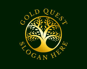 Gold Tree Plantation logo design