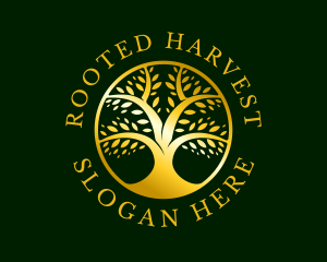 Gold Tree Plantation logo design