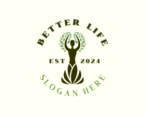 Woman Tree Wellness Spa logo design