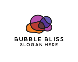 Water Bubble Cloud logo design