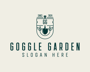 Gardening Yard Shovel logo design