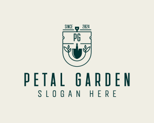 Gardening Yard Shovel logo design