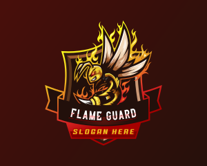 Flaming Bee Gaming logo design