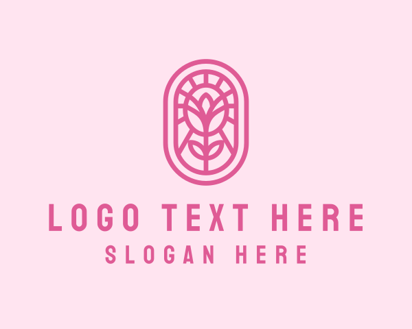 Blossoming logo example 1