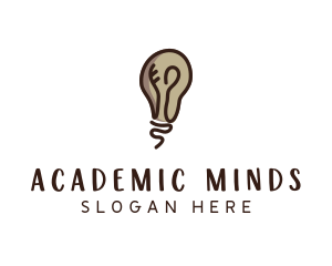 Light Bulb Mind logo design