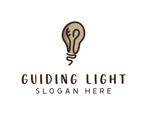 Light Bulb Mind logo design