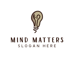 Light Bulb Mind logo design