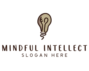 Light Bulb Mind logo design