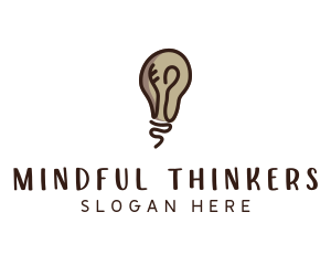 Light Bulb Mind logo design