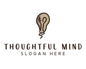 Light Bulb Mind logo design