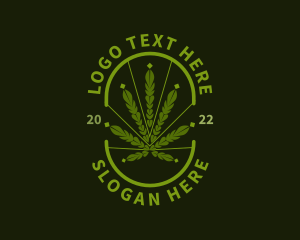 Organic Weed Marijuana logo