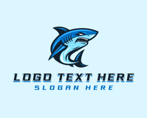 Aquatic Marine Shark Logo