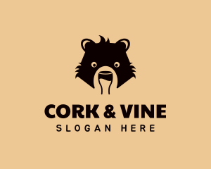 Bear Liquor Beverage logo design