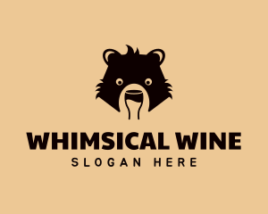 Bear Liquor Beverage logo design