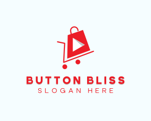 Shopping Vlog Channel logo design