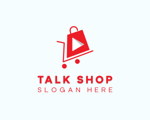 Shopping Vlog Channel logo design