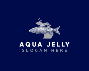 Aqua Fish Michigan logo design