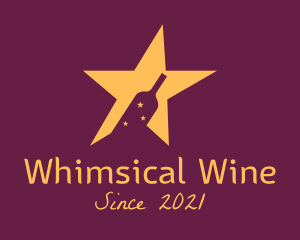 Star Wine Bar  logo design